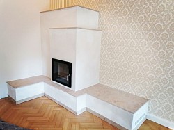 Grundöfen Kachelöfen ofenbau Saarland Biofire heizen mit Holz Kamin Tholey Superfire